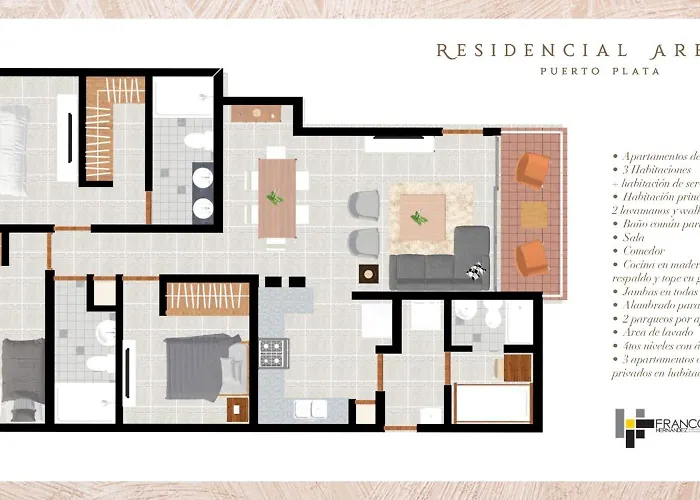 Three-Bedroom Apartment